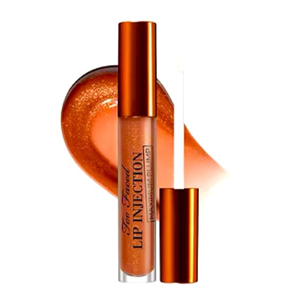 Too Faced Lip Injection Maple Syrup Pancakes Full Size Lip Plumping Gloss